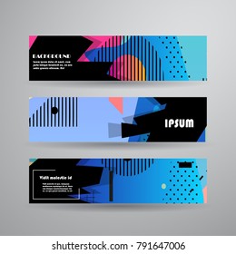 Vector abstract design banner. Eps10