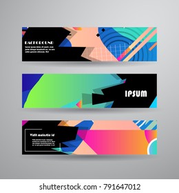 Vector abstract design banner. Eps10