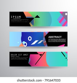 Vector abstract design banner. Eps10