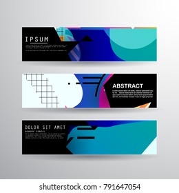 Vector abstract design banner. Eps10