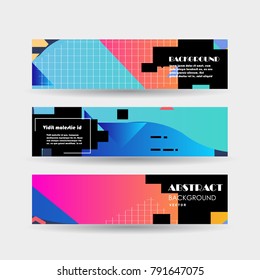 Vector abstract design banner. Eps10