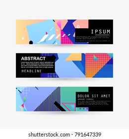 Vector abstract design banner. Eps10