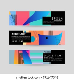 Vector abstract design banner. Eps10