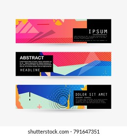 Vector abstract design banner. Eps10
