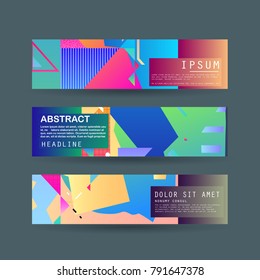 Vector abstract design banner. Eps10