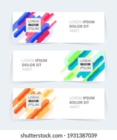 Vector abstract design Banner Pattern background.