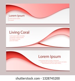 Vector abstract design banner . A set of banner web templates. Eps10 vector.