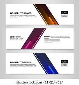 Vector abstract design banner template, banners, brochures and cards templates, Banner design for business presentation, Header template