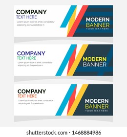 Vector abstract design banner template. Elegant vector design 