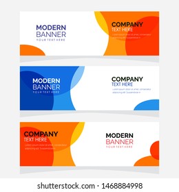 Vector abstract design banner template. Elegant vector design 