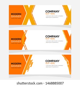 Vector abstract design banner template. Elegant vector design 