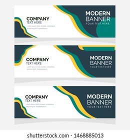 Vector abstract design banner template. Elegant vector design 