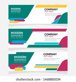 Vector abstract design banner template. Elegant vector design 