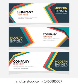 Vector abstract design banner template. Elegant vector design 