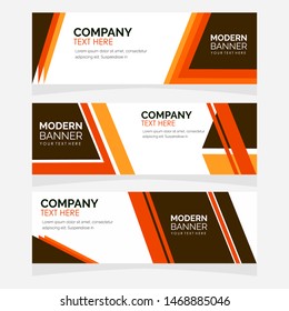 Vector abstract design banner template. Elegant vector design 