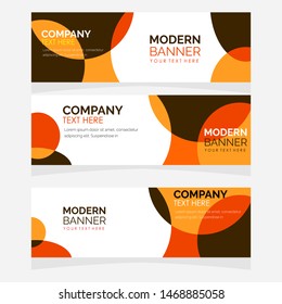 Vector abstract design banner template. Elegant vector design 