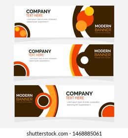 Vector abstract design banner template. Elegant vector design 