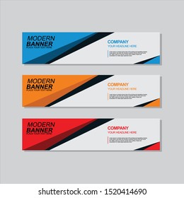 Vector abstract design banner template premium .