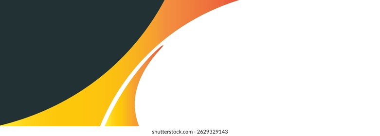 Modelo de banner de design abstrato de vetor.
