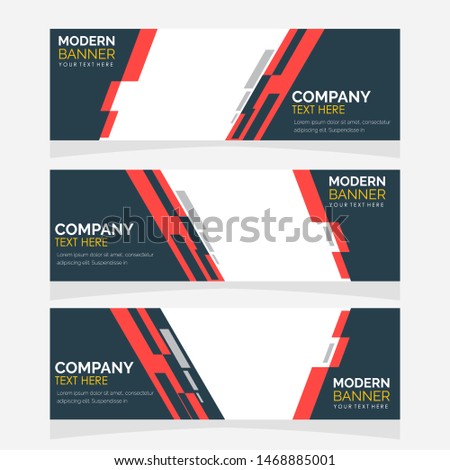 Vector abstract design banner template. Elegant vector design 