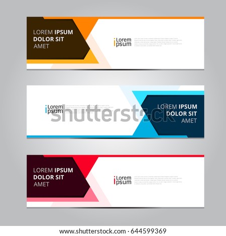 vector abstract design banner
