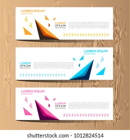 Vector abstract design for banner web template and background. Modern vector design eps 10. Vector illustration