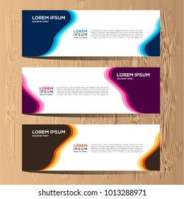 Vector abstract design for banner web template and background. Modern vector design eps 10. Vector illustration