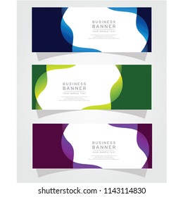 Vector Abstract Design Banner Web Template