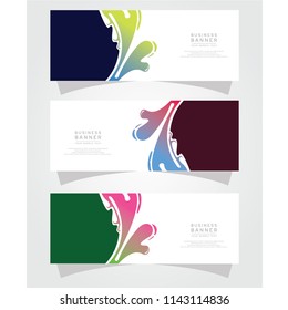 Vector Abstract Design Banner Web Template