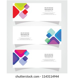 Vector Abstract Design Banner Web Template