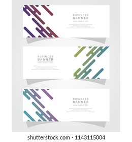 Vector Abstract Design Banner Web Template