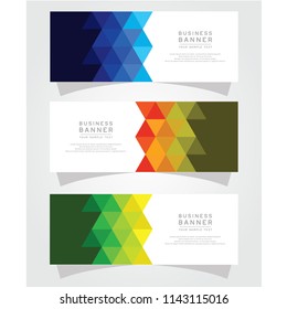 Vector Abstract Design Banner Web Template