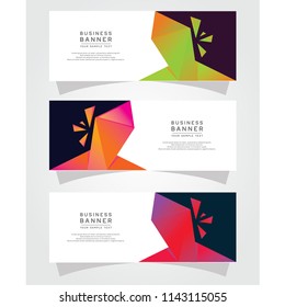 Vector Abstract Design Banner Web Template