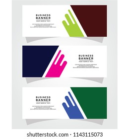 Vector Abstract Design Banner Web Template