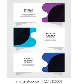 Vector Abstract Design Banner Web Template