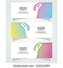 Vector Abstract Design Banner Web Template