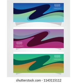 Vector Abstract Design Banner Web Template
