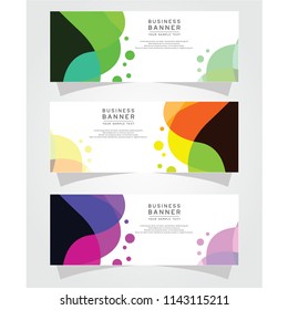 Vector Abstract Design Banner Web Template