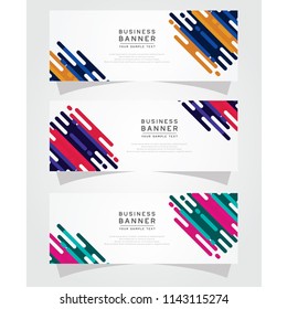 Vector Abstract Design Banner Web Template