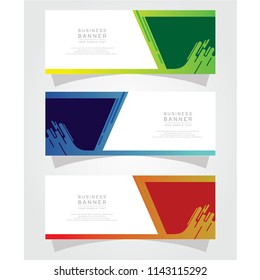 Vector Abstract Design Banner Web Template
