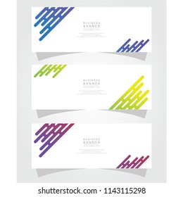 Vector Abstract Design Banner Web Template