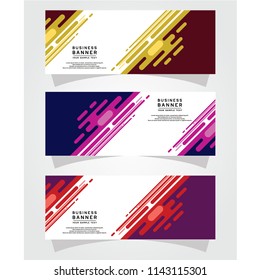 Vector Abstract Design Banner Web Template