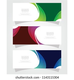 Vector Abstract Design Banner Web Template