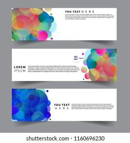 Vector abstract design banner web template. set of design brochure, banner, voucher vector template EPS 10.
