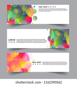 Vector abstract design banner web template. set of design brochure, banner, voucher vector template EPS 10.
