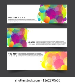 Vector abstract design banner web template. set of design brochure, banner, voucher vector template EPS 10.
