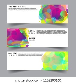 Vector abstract design banner web template. set of design brochure, banner, voucher vector template EPS 10.
