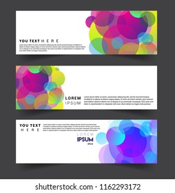 Vector abstract design banner web template. set of design brochure, banner, voucher vector template EPS 10.
