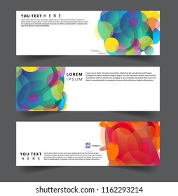 Vector abstract design banner web template. set of design brochure, banner, voucher vector template EPS 10.
