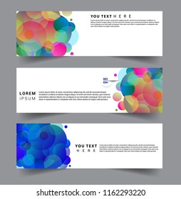 Vector abstract design banner web template. set of design brochure, banner, voucher vector template EPS 10.
